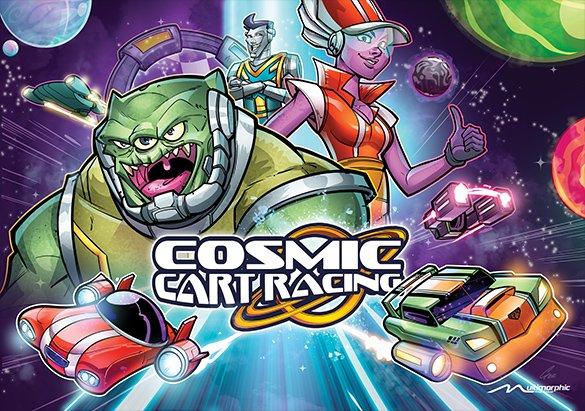 Cosmic Cart Racing backglass