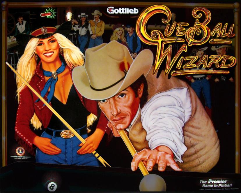 Cue Ball Wizard backglass