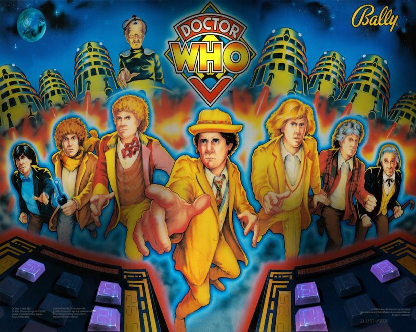 Doctor Who backglass