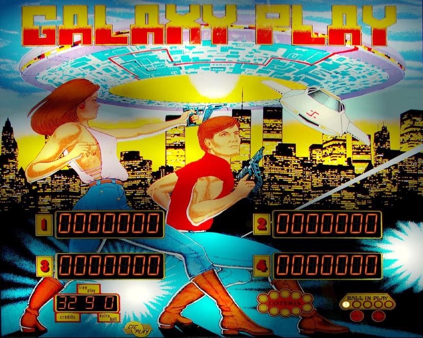 Galaxy Play backglass