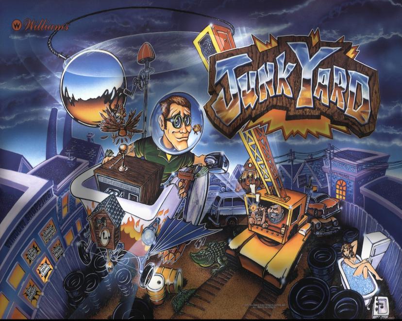 Junk Yard backglass