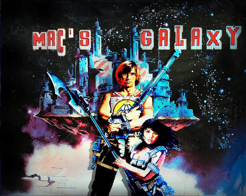 Mac's Galaxy backglass