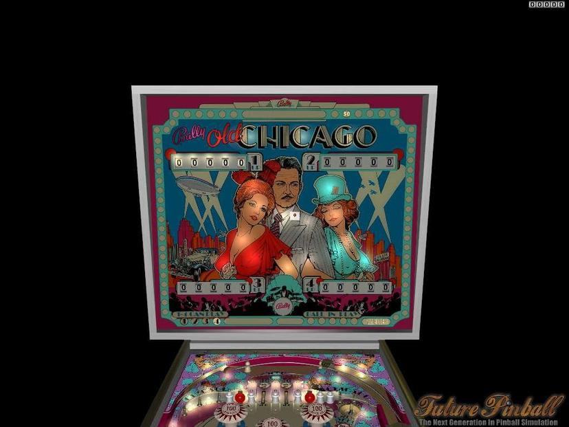 Old Chicago backglass