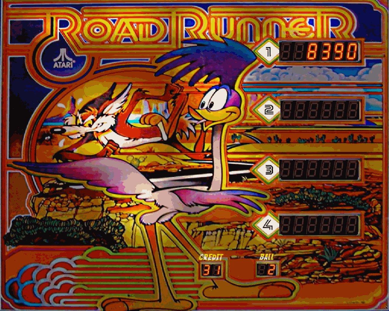 Road Runner backglass