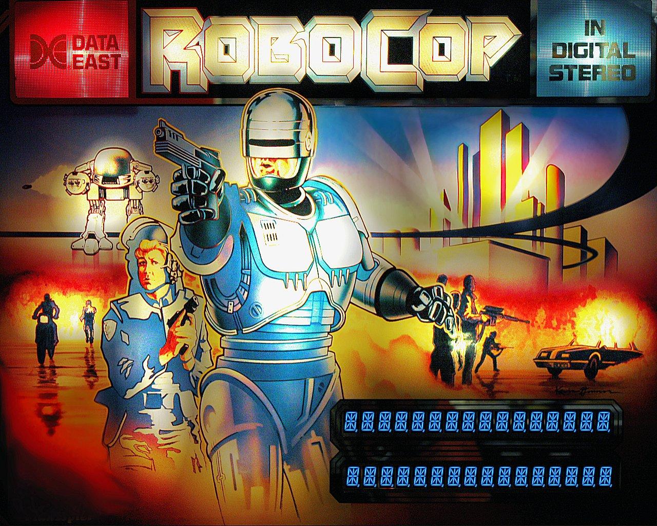 Robocop backglass