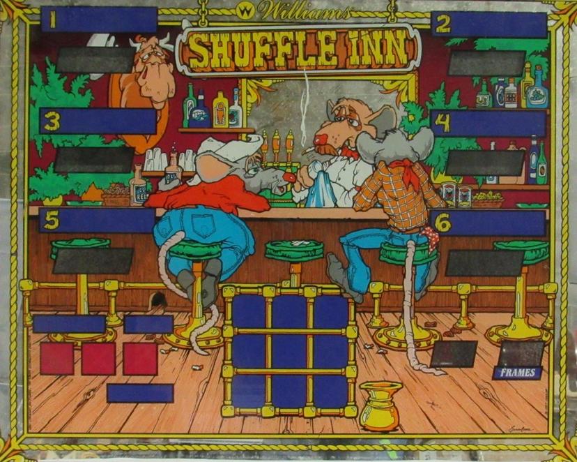Shuffle Inn backglass