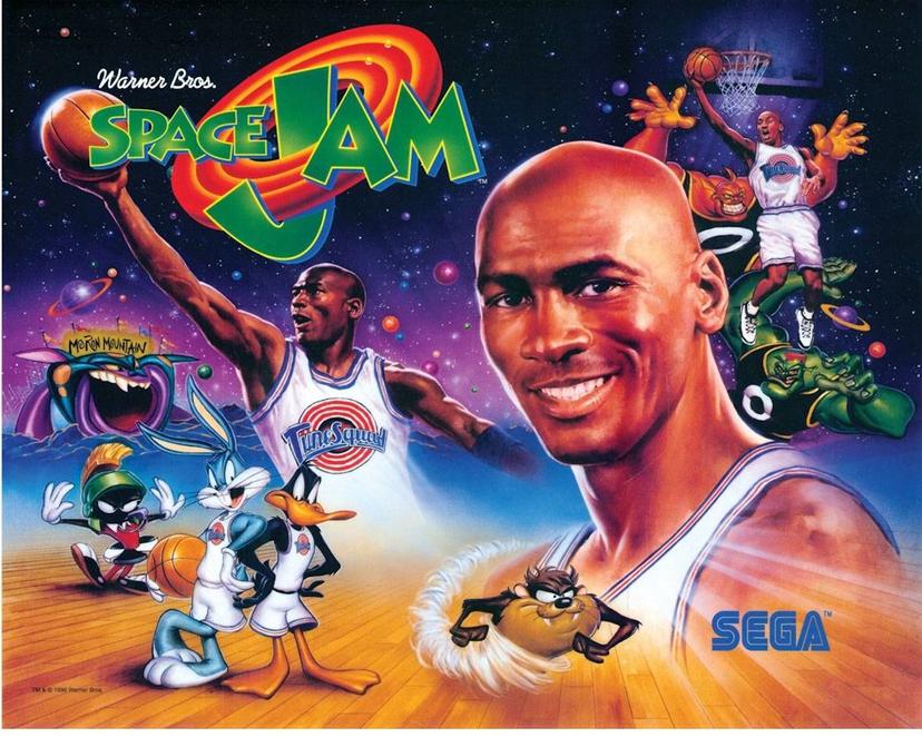 Space Jam backglass