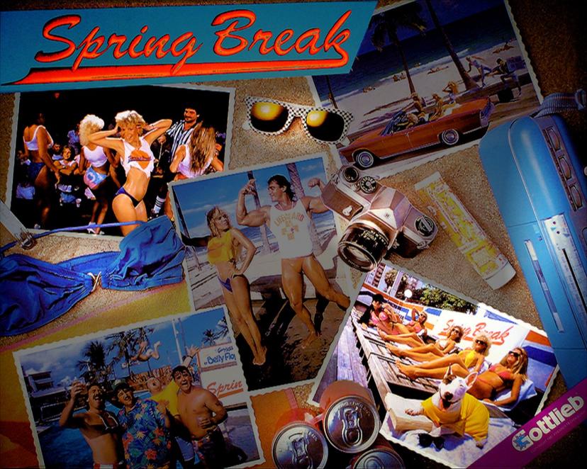 Spring Break backglass