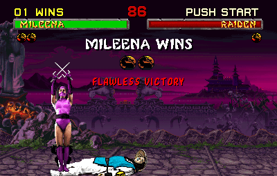 Mortal Kombat II  - used — tested working