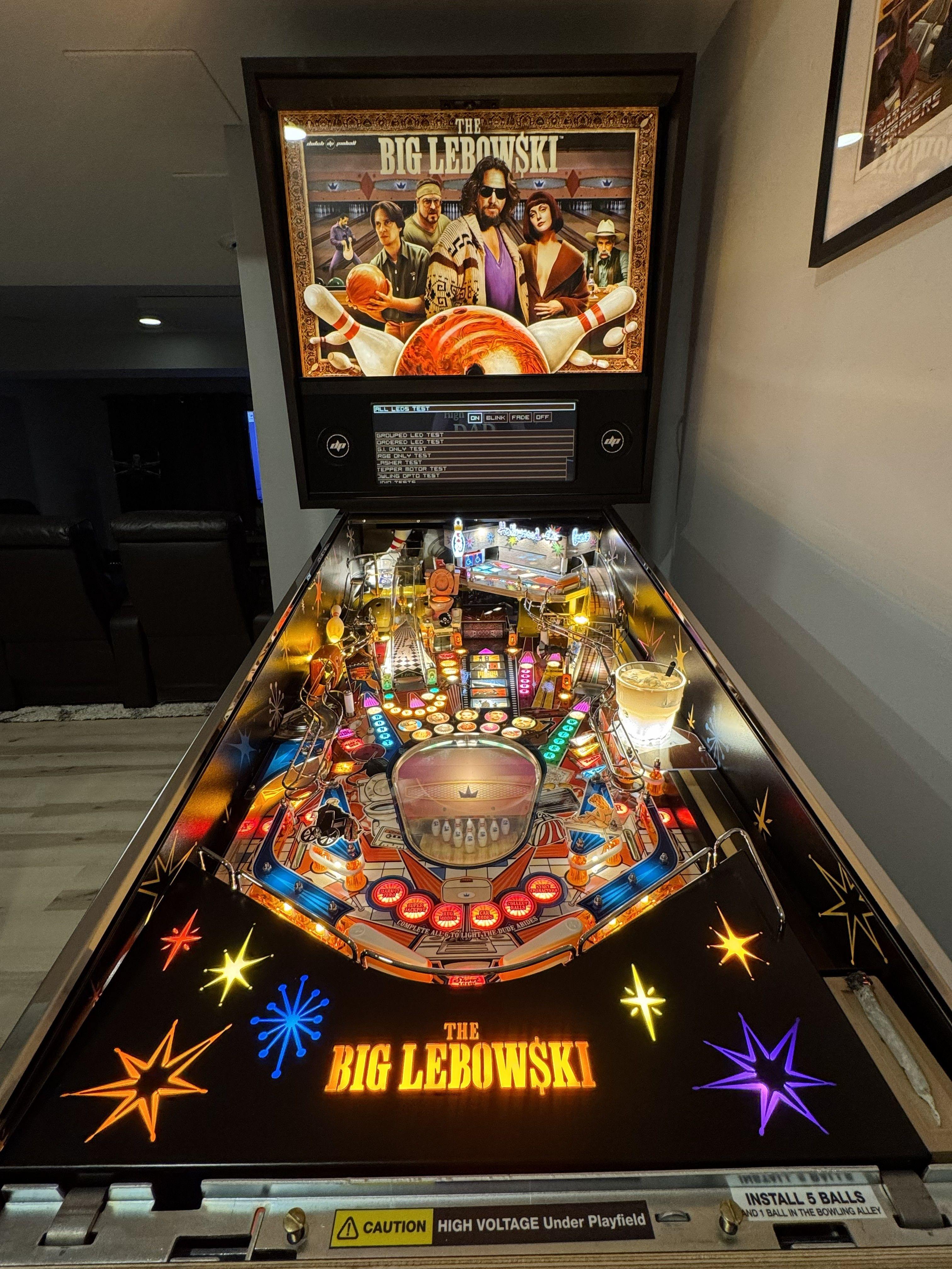 2015 Dutch Pinball The Big Lebowski Pinball Machine