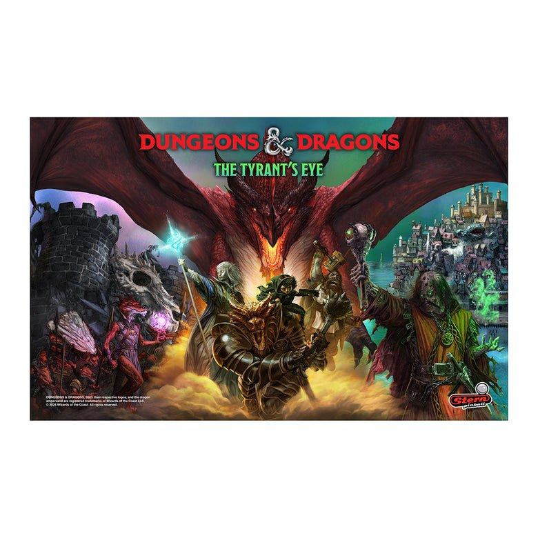 Dungeons & Dragons: The Tyrant's Eye (Pro) backglass