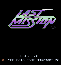 Last Mission (Data East)